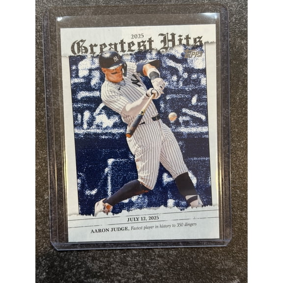 2026 Topps Greatest Hits Aaron Judge New York Yankees GH-2 Parallel Insert Baseball Card