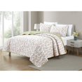 thumbnail image 1 of Bibb Home 2025FQSGBL Ensemble de Couette Réversible Imprimé Full & Queen Size&44; Sauge Fleur - 3 Pièces, 1 of 1