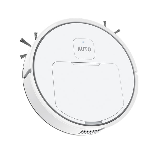 Robot Aspirador Inteligente 800mAh Batería Mini Para Cabello De Mascotas Hogar Wahite