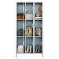 thumbnail image 6 of AUHUP Metal Locker for Employees with Hooks, Industrial Steel Storage Locker for School Gym Home Office Staff, Gray-9 Doors Metal Storage Cabinet, 6 of 9