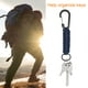 thumbnail image 5 of Uxcell Paracord Llavero, 2 Paquete de Lanyard Trenzado Clip de Llave Anillos en D Llavero de Supervivencia Azul, 5 of 6