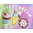 thumbnail image 5 of Beezizac Girls 100% Cotton Pajama Set Tie-Dye Ice-Cream Cupcake Shorts Jammies PJ Size 6, 5 of 7
