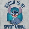 thumbnail image 2 of Women's Lilo & Stitch My Spirit Animal Graphic Tee Athletic Heather Small, 2 of 4