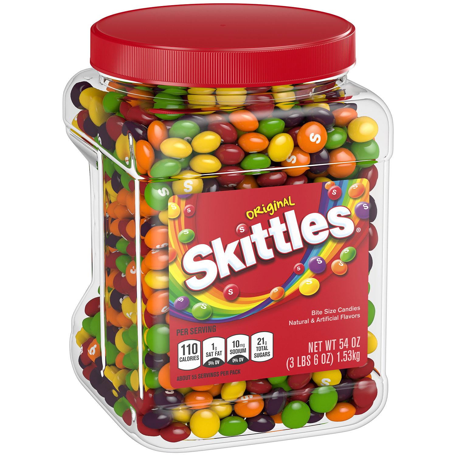 Skittles Original Fruity Candy Jar 54 Oz 