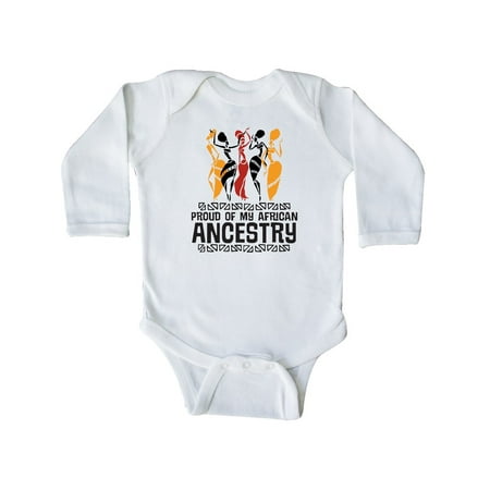

Inktastic Black History Proud African Ancestry Gift Baby Girl Long Sleeve Bodysuit