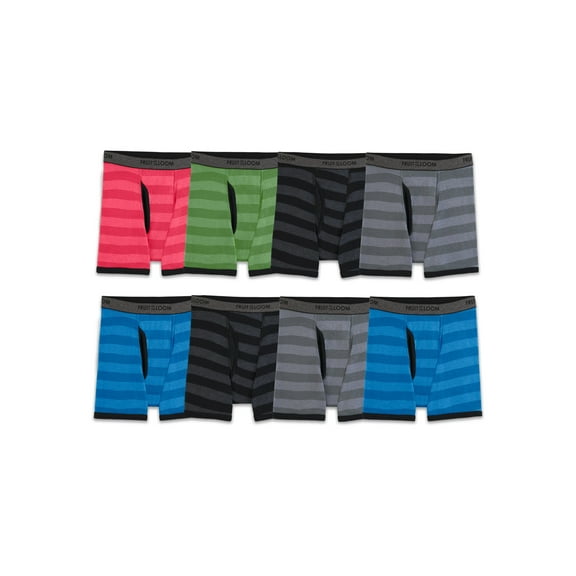 Fruit of the Loom Boys' CoolZone Boxer Briefs, 7 1 Bonus Pack