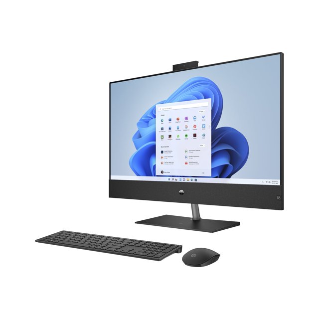 HP Pavilion 32-b0019 - All-in-one - Core i7 12700T / up to 4.7 GHz - RAM 16 GB - SSD 512 GB - NVMe - UHD Graphics 770 - Gigabit Ethernet, Bluetooth 5.2 - Win 11 Home - monitor: LED 31.5" 2560 x 1440 (QHD) - sparkling black, paint finish