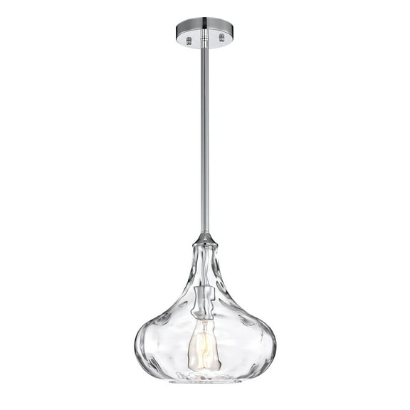 Warehouse of Tiffany Enielle Single Light Polished Chrome Pendant