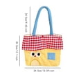thumbnail image 3 of Bolso de hombro Tote versátil casual para exteriores • Bolso de gran capacidad • Diseño de tela suave y moderno • Correa ajustable • Bolso ligero para caminar a diario, 3 of 5