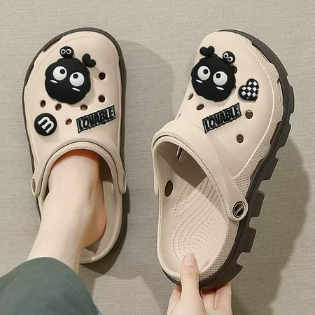 

Hole Shoes Men‘s Summer Beach Shoes Couple‘s Slippers Soft Sole Anti-slip Sandals Garden Shoes