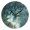 Black, variant on Round Art Wall Clock Vintage Oil Painting Texture Decorative Clock Gold Pointer, Multi-Purpose Desktop & Hanging Creative Decor Clock for Home Living Room Beautiful Blue Moon