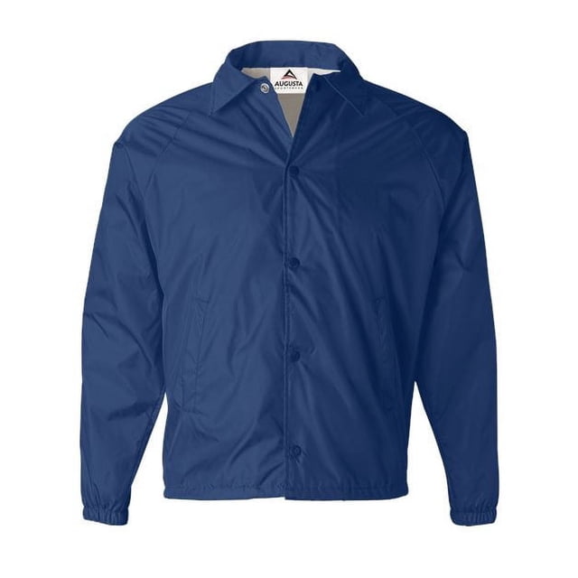 Augusta Sportswear Mens Nylon Coachs Jacket/Lined, 3XL, Royal