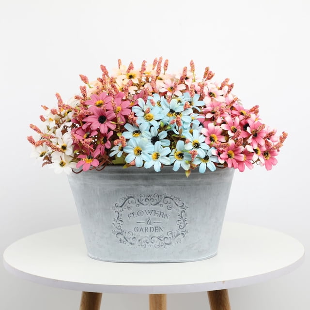 mfyjkho Ramo De Plástico Simulado, Arreglo Floral Artificial Para Boda, Hogar, Hotel, Decoración, Accesorios De Fotografía, 12,9 X 5,9 Pulgadas, 1 Pieza