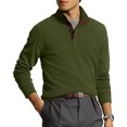 thumbnail image 2 of Thrilos Mens Shirts Casual Button Down Stand Collar long Sleeve Henley Pullover Sweatshirt Polo Shirts, 2 of 7
