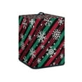 thumbnail image 2 of ZUXONGSY Christmas Snowflakes Streaks Air Fryer Cover Dust Cover Small Appliance Covers Protector with Top Handle And Pockets Oil-proof Protective Cover Red And Green Washable Xmas Decor, 2 of 7
