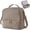 Camel, variant on BAGSMART Insulated Lunch Bag Reusable Lunch Box Containers, Tote Cooler Bag with Double Deck & Leakproof Thermal, Shoulder Strap for Men Women, Work School Picnic Beach, Quilted Pink