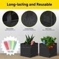 thumbnail image 3 of Macetas de tela de aireación no tejida Grow Bags YSSOA, paquete de 5 unidades, 19 litros, 3 of 7