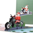 thumbnail image 1 of Tarjeta emergente de Feliz Navidad hecha a mano, tarjetas de felicitación emergentes 3D hechas a mano para Navidad, tarjetas de Navidad emergentes, 1 of 6