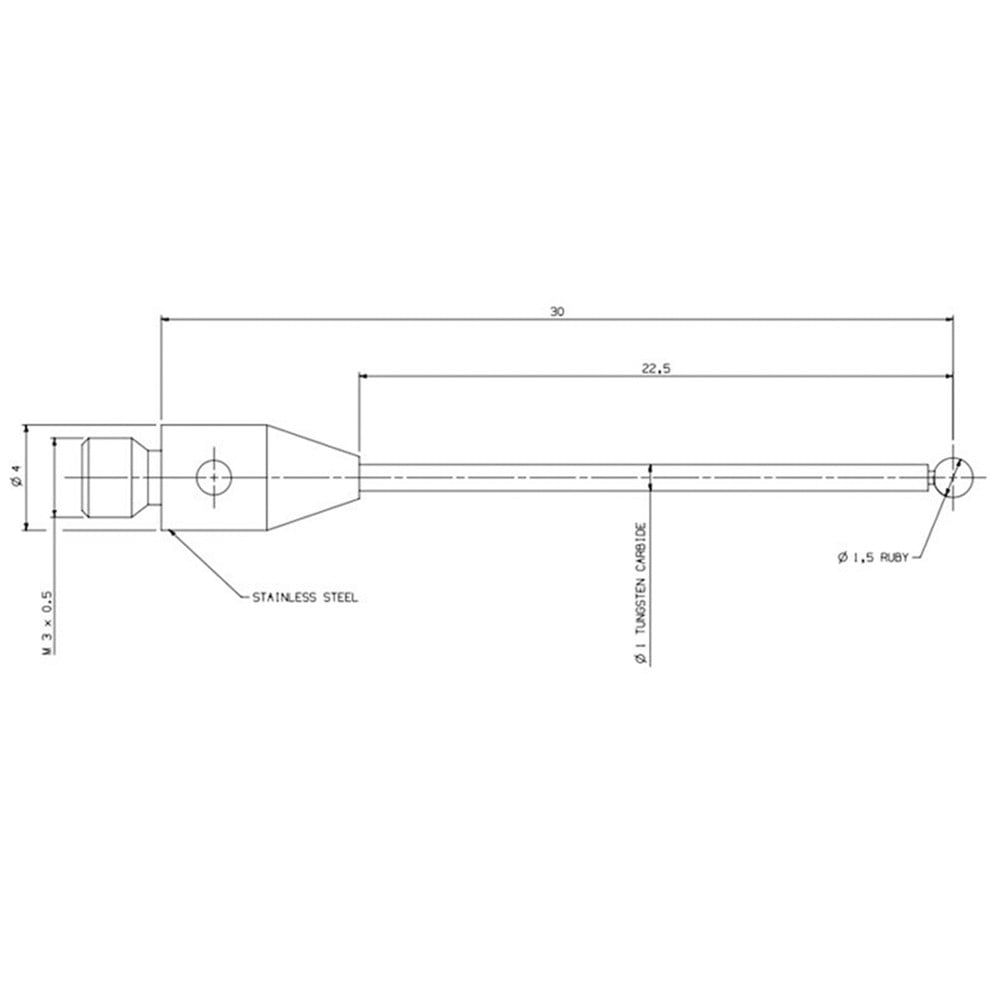 Werkzeuglängensensor WLS1 / Kabellänge 3 Meter