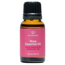 Natureance Rose Essential Oil (0.5 oz) - 100% Pure and Natural, Therapeutic Grade Essential Oil