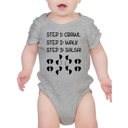 

Crawl Walk Salsa Bodysuit Infant -Smartprints Designs 6 Months