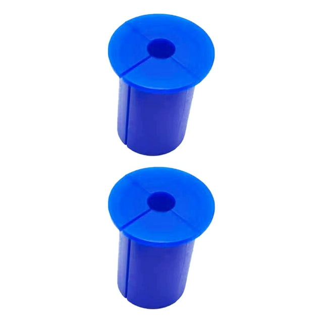 MERIGLARE 2x Cable Routing Kit Accessories Cord Protection Reusable Cable Mounting Silicone Cable feed through Bushings for 1 inch Hole Blue