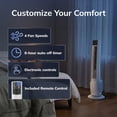 thumbnail image 3 of Lasko 38" 4-Speed Oscillating, Remote, 8-Hour Timer Tower Fan T38400, 3 of 12