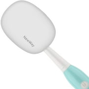 NewWay Mini UV Toothbrush Case Rechargeable Travel Toothbrush Case with Stand White