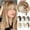 F, variant on Hair Toppers for Women Real Human Hair, 3D Cover Clip in Bangs Realistic Scalp Line Human Hair Toppers for Women, Women's Natural Wig The Latest Wig Of Short Wig With Bangs Wig With Temples