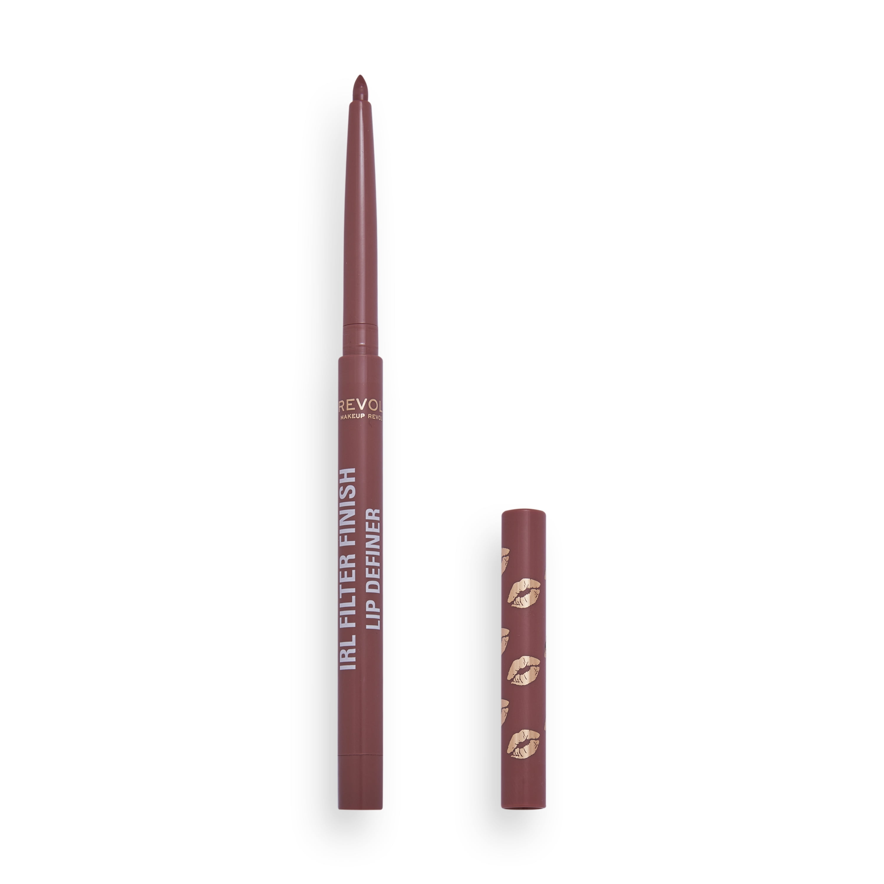 Revolution IRL Filter Finish Lip Liner Definer, Waterproof, Cream Finish, Caramel Syrup