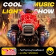 thumbnail image 5 of YCFUN RC Monster Truck for Kids, 360° Spins Remote Control Car with Lights, Spray & 2 Batteries, RC Toy Gift for Boys Girls Ages 3-8, 5 of 5