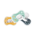 thumbnail image 1 of Dr. Brown's Advantage One-Piece Silicone Baby Pacifier, Fully Symmetrical Soother, Blue, 6-18m, BPA Free, 3 pack, 1 of 9