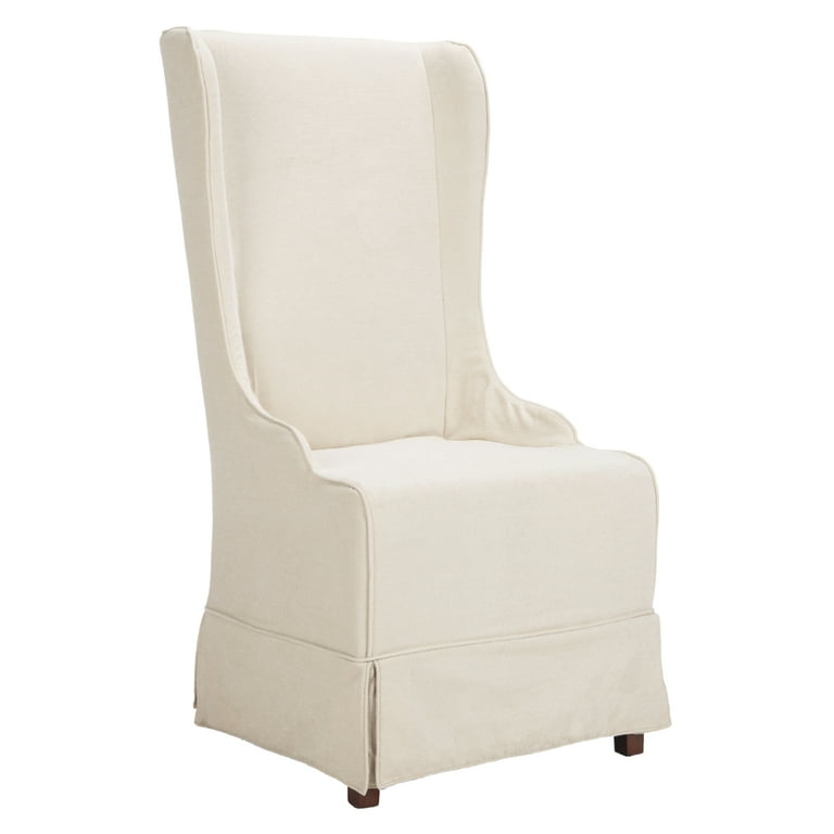 SAFAVIEH Bacall 20 H Linen Dining Chair Creme Walmart
