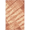 thumbnail image 1 of Rusty Brown Tie-Dye 5X8 Hand-Tufted Modern Rug, 1 of 11