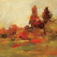 thumbnail image 2 of Vassileva, Silvia 15x15 Black Ornate Wood Framed with Double Matting Museum Art Print Titled - Fall Forest IV, 2 of 4