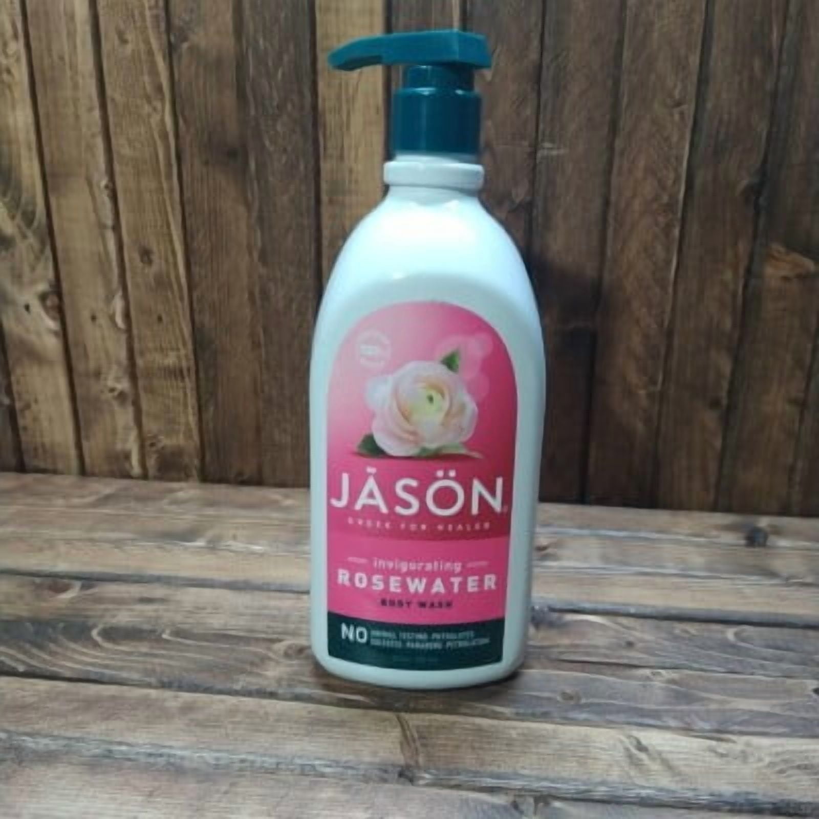 (2 pack) Jason Invigorating Rosewater Body Wash, 16 oz