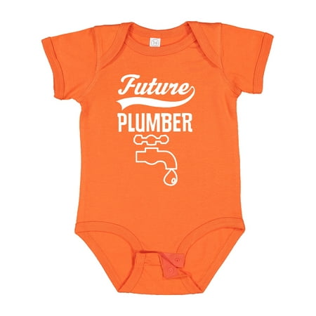 

Inktastic Future Plumber Childs Plumbing Gift Baby Boy or Baby Girl Bodysuit