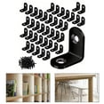 thumbnail image 3 of MYG 40 Pcs Supports en Acier Inoxydable Petits Angles Droits avec Vis de 80 Pcs, 3 of 9