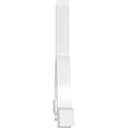 thumbnail image 3 of 72"W x 36"H x 4"D x 4"F, 12/12 Pitch, Ericson Architectural Grade PVC Gable Bracket, 3 of 8