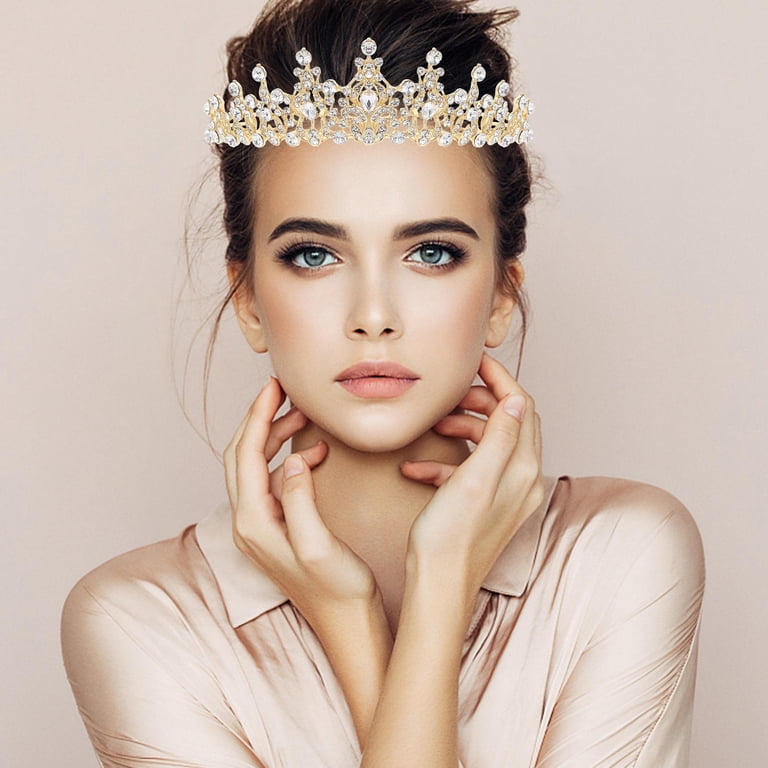 FRCOLOR Pageant Crowns for Women Wedding Accessories Brides  display picture 1