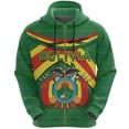 thumbnail image 3 of Sudadera con capucha con estampado 3D de la bandera de Bolivia para hombre, chaqueta informal de manga larga con cremallera, sudadera deportiva para hombres y mujeres, sudaderas con capucha 2024, 3 of 4