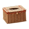 thumbnail image 4 of deevoka Paper Rope Tissue Box Boho Tissue Paper Holder for Washroom Bathroom Kitchen A, 4 of 9