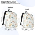 thumbnail image 3 of Lsque Dandelion Pattern Canvas Daypack, Durable Backpack, High-quality Versatile Backpack,Vintage Compact Backpack-Medium, 3 of 6