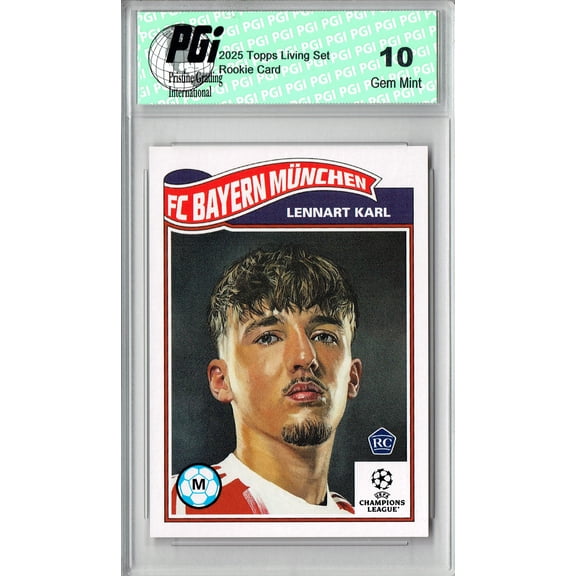 Lennart Karl 2025 #834 Living Set Limited Edition Rookie Card PGI 10
