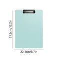 thumbnail image 3 of A4 Clipboard Folder | Plastic Writing Board Clip | Vertical Design | Durable Organizer for Office Home Documents | 1 Piece | 22.3x31.2cm | Sturdy File Holder | Multi-Color Options, 3 of 6