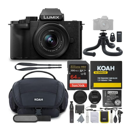 UPC: 0040962908822 | Panasonic LUMIX G100 4K Mirrorless Vlogging Camera with 12-32mm Lens Bundle