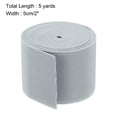 thumbnail image 2 of Bandas Elásticas Uxcell para Coser Banda Elástica de Doble Cara Tejida Alta Elasticidad para Pelucas Pantalones Gris Claro 5 Yardas, 2 of 6