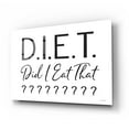 thumbnail image 2 of Epic Art 'Did I Eat That?' by Lettered & Lined, Acrylic Glass Wall Art, 24"x16", 2 of 8