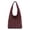 Red, variant on HUISZJ Stylish Studded Shoulder Bag, rendy Shoulder Bag, Large Capacity Tote Handbag for Women Work Shopping Travel (Black)