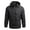 Black, variant on Caqnni Men's Lightweight Bomber Jacket Spring Fall Casual Classic Fit Varsity Windbreaker Full Zip Solid Softshell Active Coat Outwear (AG,L)